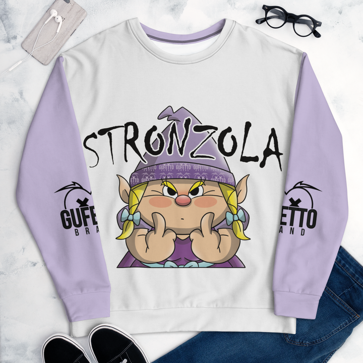 Felpa unisex Uomo/Donna STRONZOLA - Gufetto Brand 