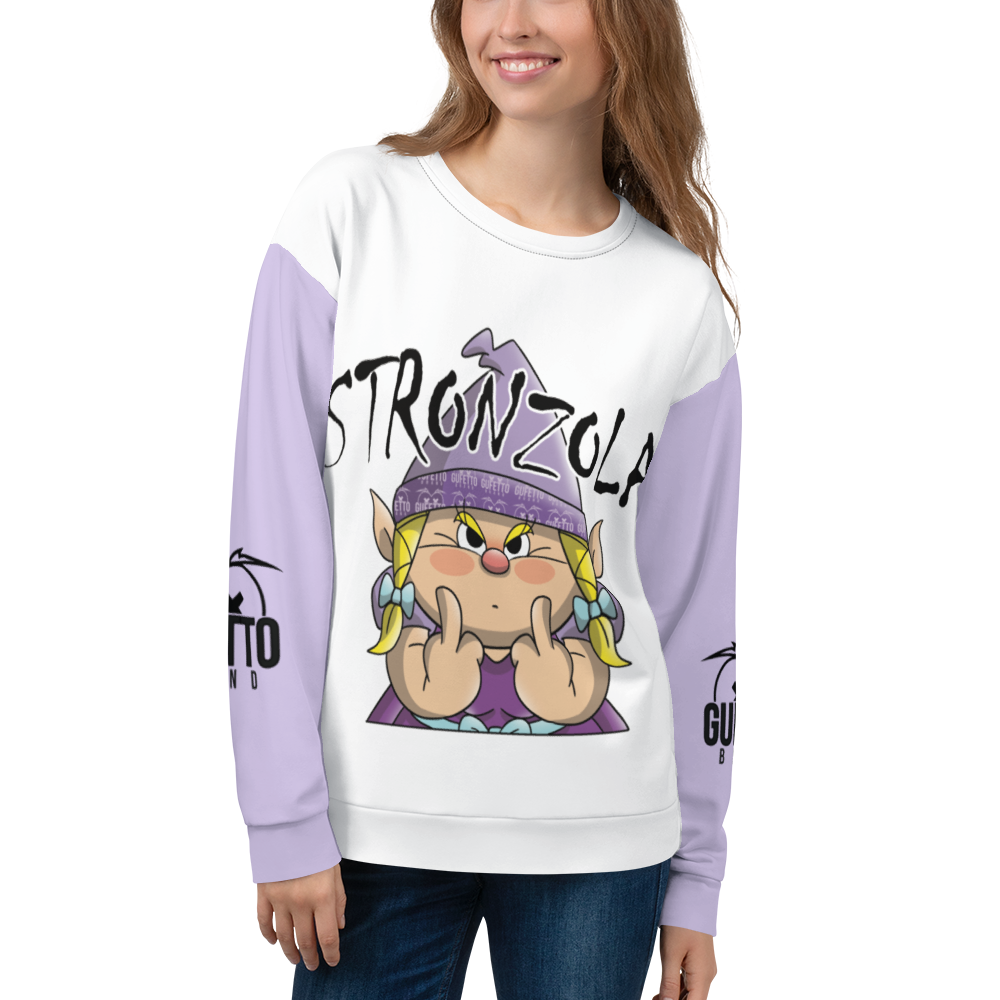 Felpa unisex Uomo/Donna STRONZOLA - Gufetto Brand 