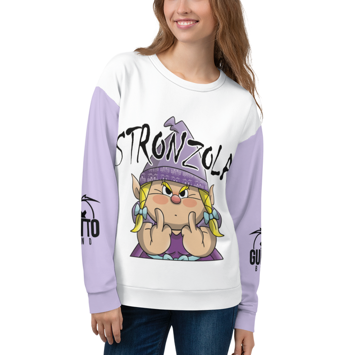Felpa unisex Uomo/Donna STRONZOLA - Gufetto Brand 