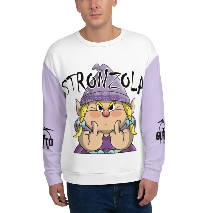 Felpa unisex Uomo/Donna STRONZOLA - Gufetto Brand 