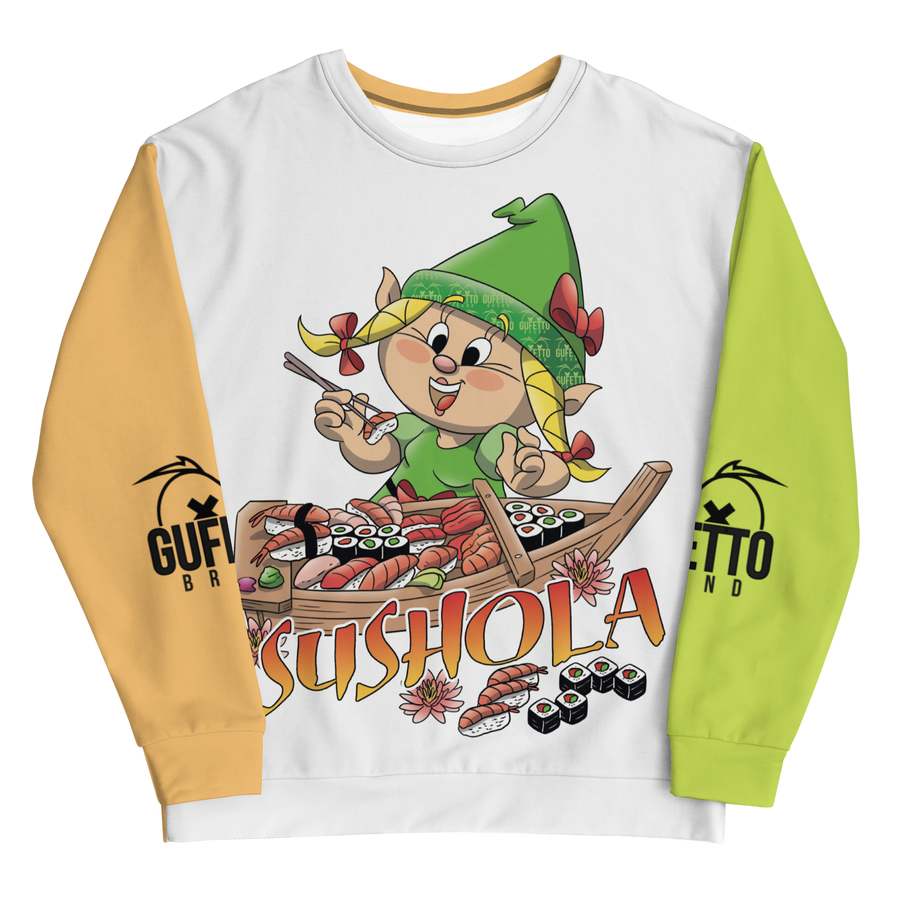 Felpa unisex Uomo/Donna SUSHOLA - Gufetto Brand 