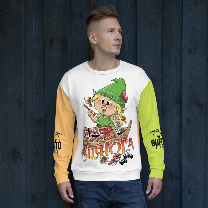 Felpa unisex Uomo/Donna SUSHOLA - Gufetto Brand 