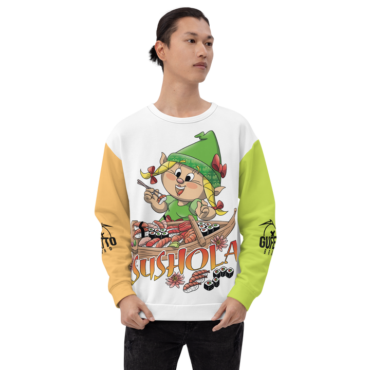 Felpa unisex Uomo/Donna SUSHOLA - Gufetto Brand 