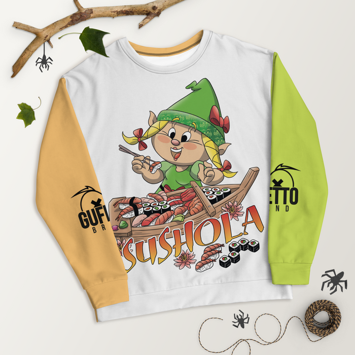 Felpa unisex Uomo/Donna SUSHOLA - Gufetto Brand 