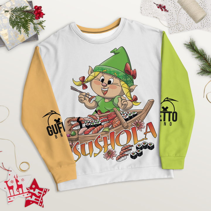 Felpa unisex Uomo/Donna SUSHOLA - Gufetto Brand 