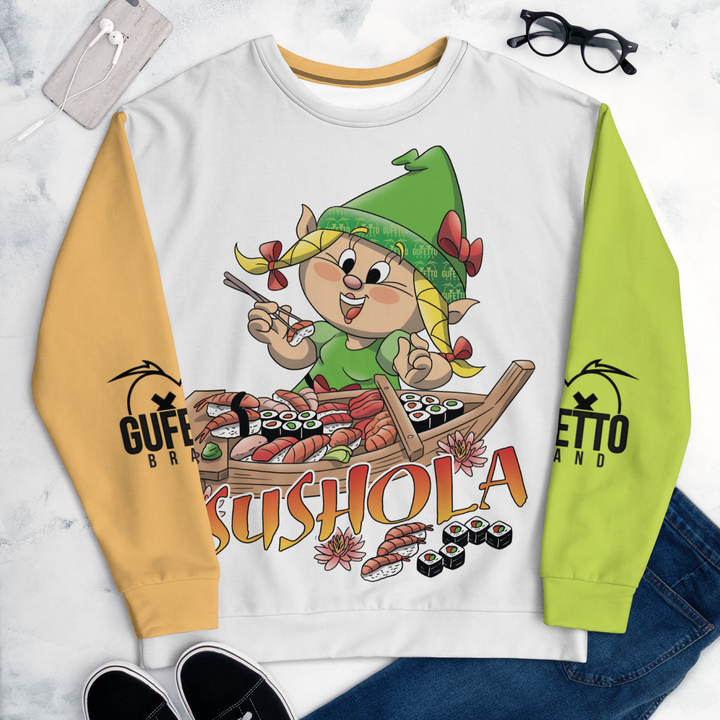 Felpa unisex Uomo/Donna SUSHOLA - Gufetto Brand 