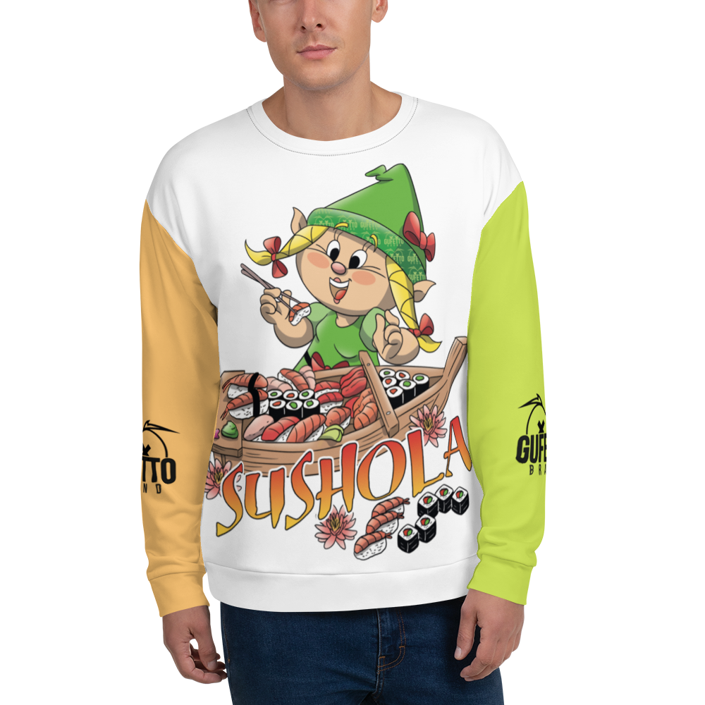 Felpa unisex Uomo/Donna SUSHOLA - Gufetto Brand 