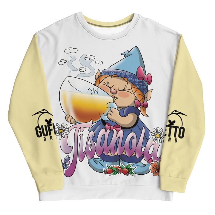 Felpa unisex Uomo/Donna TISANOLA - Gufetto Brand 