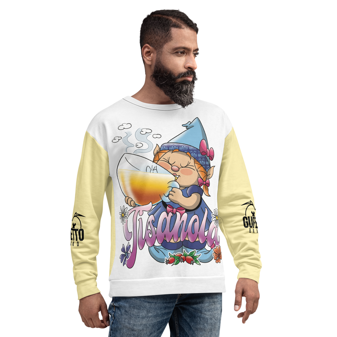 Felpa unisex Uomo/Donna TISANOLA - Gufetto Brand 