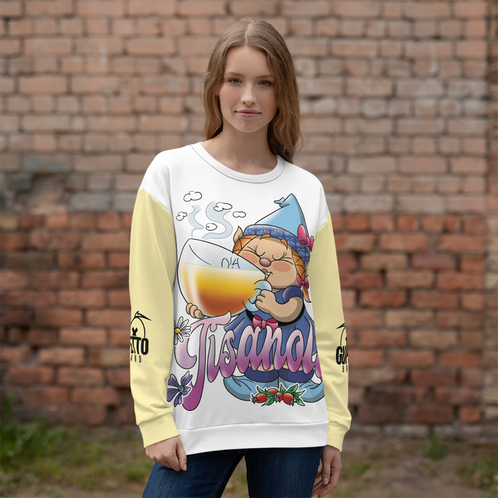 Felpa unisex Uomo/Donna TISANOLA - Gufetto Brand 
