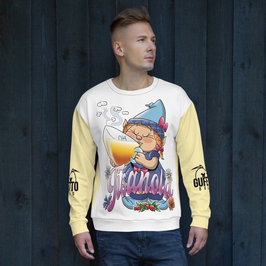 Felpa unisex Uomo/Donna TISANOLA - Gufetto Brand 