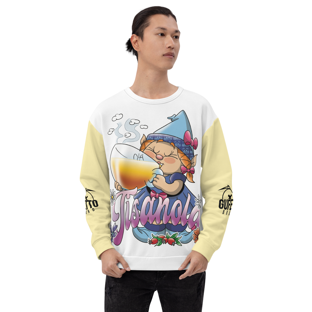 Felpa unisex Uomo/Donna TISANOLA - Gufetto Brand 