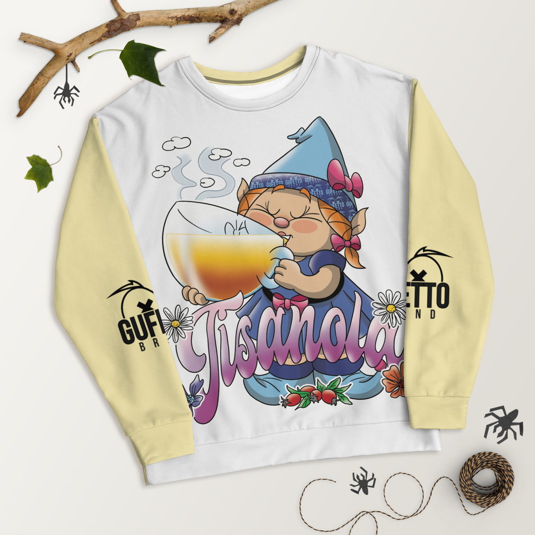 Felpa unisex Uomo/Donna TISANOLA - Gufetto Brand 