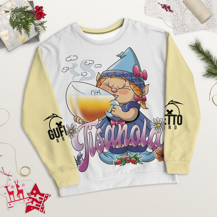 Felpa unisex Uomo/Donna TISANOLA - Gufetto Brand 