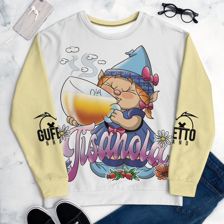 Felpa unisex Uomo/Donna TISANOLA - Gufetto Brand 
