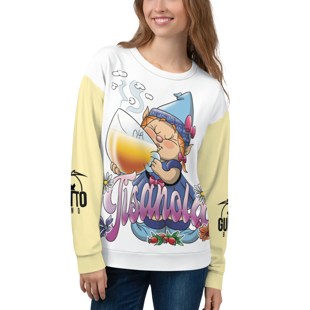 Felpa unisex Uomo/Donna TISANOLA - Gufetto Brand 