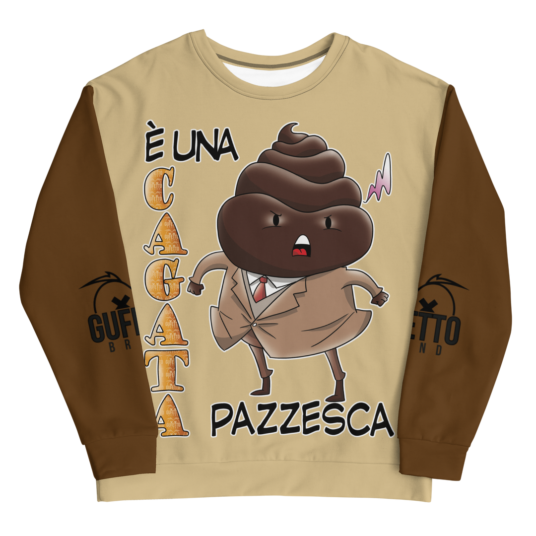 Felpa unisex Uomo/Donna CAGATA - Gufetto Brand 