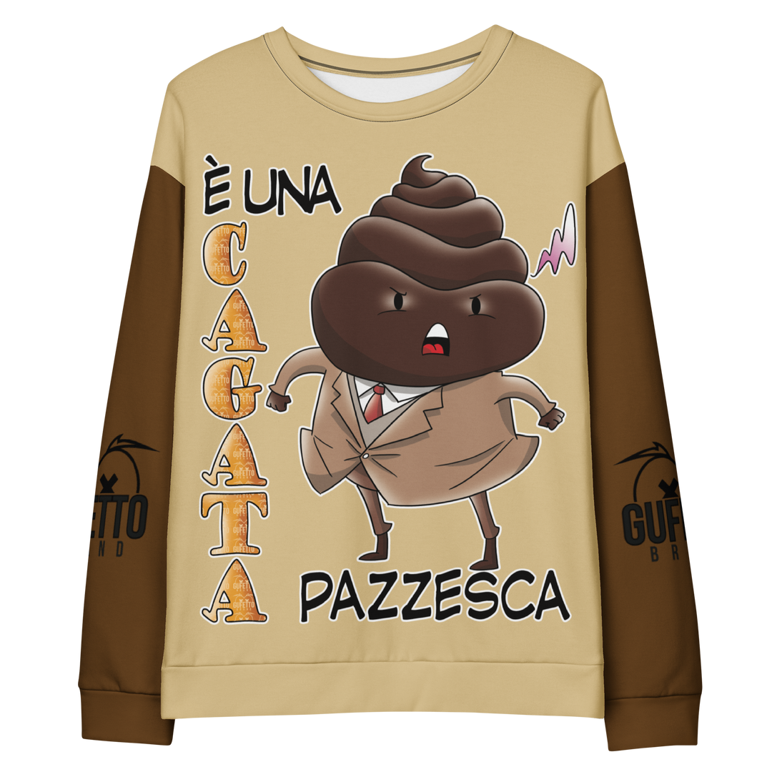 Felpa unisex Uomo/Donna CAGATA - Gufetto Brand 