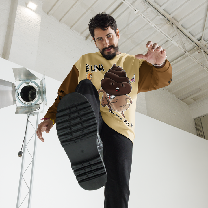 Felpa unisex Uomo/Donna CAGATA - Gufetto Brand 