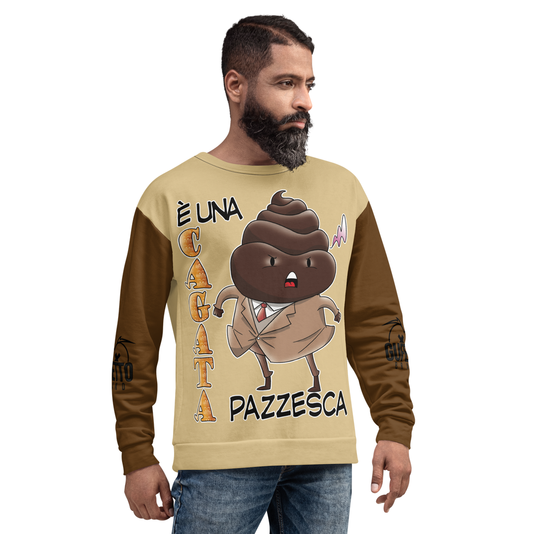 Felpa unisex Uomo/Donna CAGATA - Gufetto Brand 