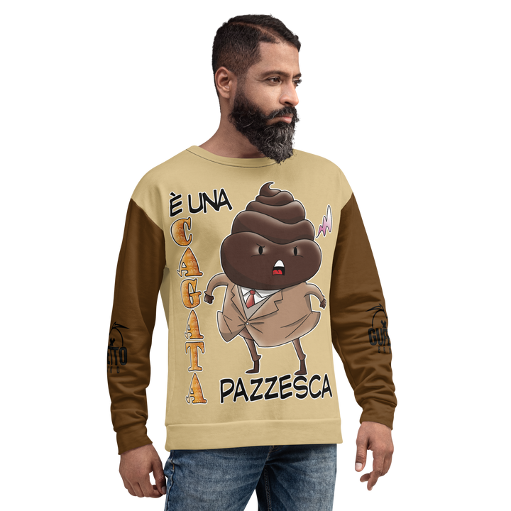 Felpa unisex Uomo/Donna CAGATA - Gufetto Brand 