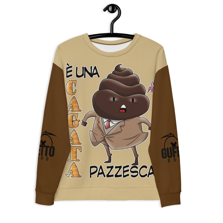 Felpa unisex Uomo/Donna CAGATA - Gufetto Brand 