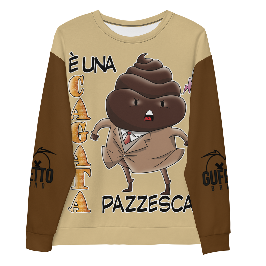 Felpa unisex Uomo/Donna CAGATA - Gufetto Brand 
