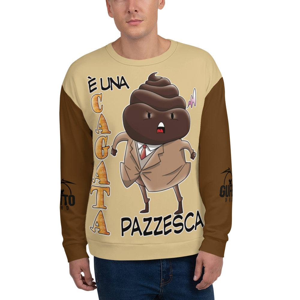 Felpa unisex Uomo/Donna CAGATA - Gufetto Brand 