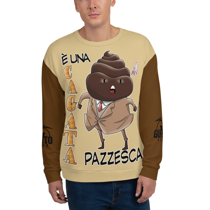 Felpa unisex Uomo/Donna CAGATA - Gufetto Brand 