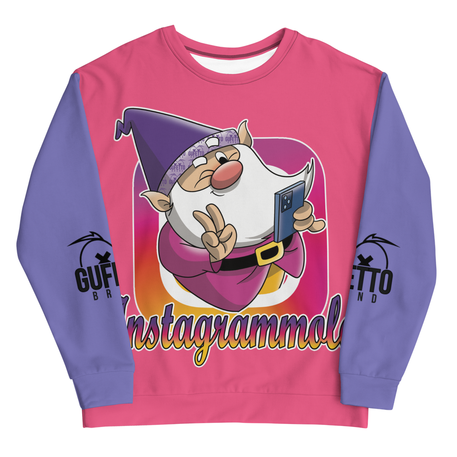 Felpa unisex Uomo/Donna INSTAGRAMMOLO - Gufetto Brand 