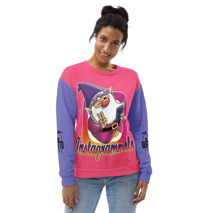 Felpa unisex Uomo/Donna INSTAGRAMMOLO - Gufetto Brand 