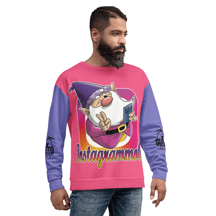 Felpa unisex Uomo/Donna INSTAGRAMMOLO - Gufetto Brand 