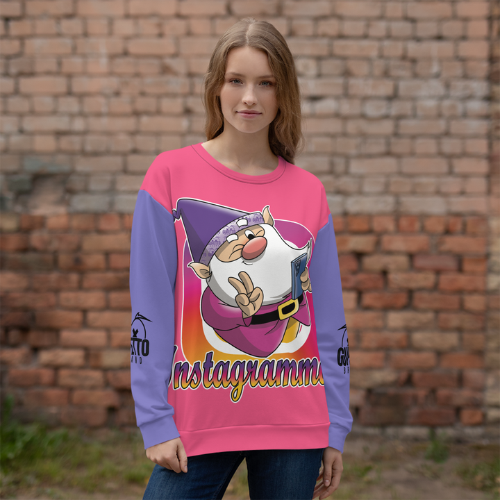 Felpa unisex Uomo/Donna INSTAGRAMMOLO - Gufetto Brand 