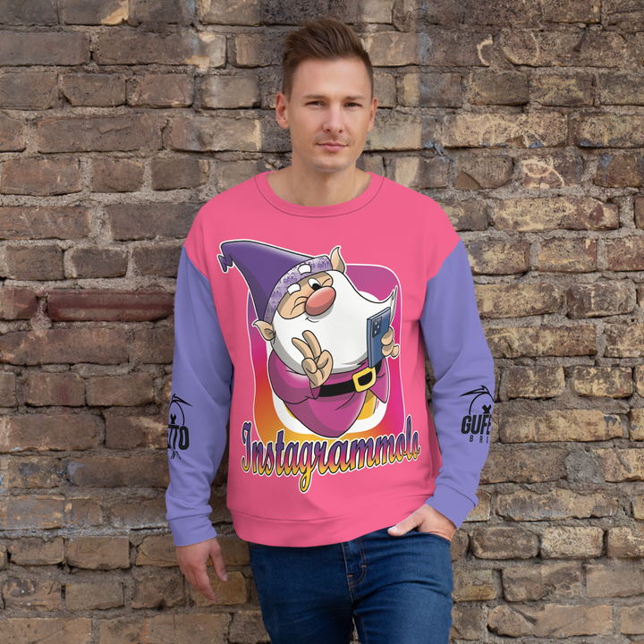 Felpa unisex Uomo/Donna INSTAGRAMMOLO - Gufetto Brand 