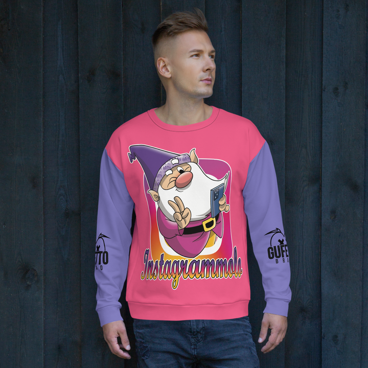 Felpa unisex Uomo/Donna INSTAGRAMMOLO - Gufetto Brand 