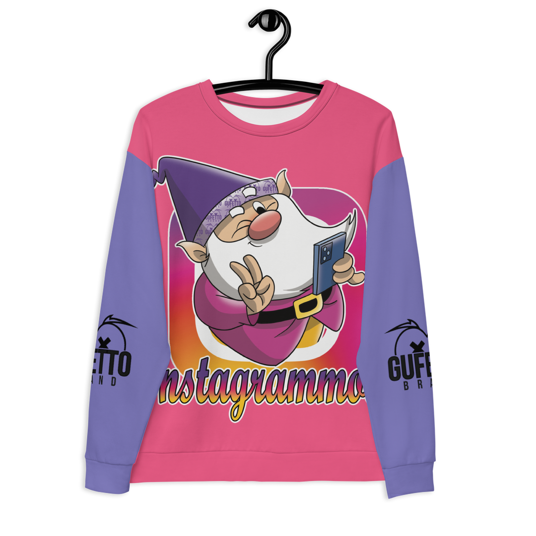 Felpa unisex Uomo/Donna INSTAGRAMMOLO - Gufetto Brand 