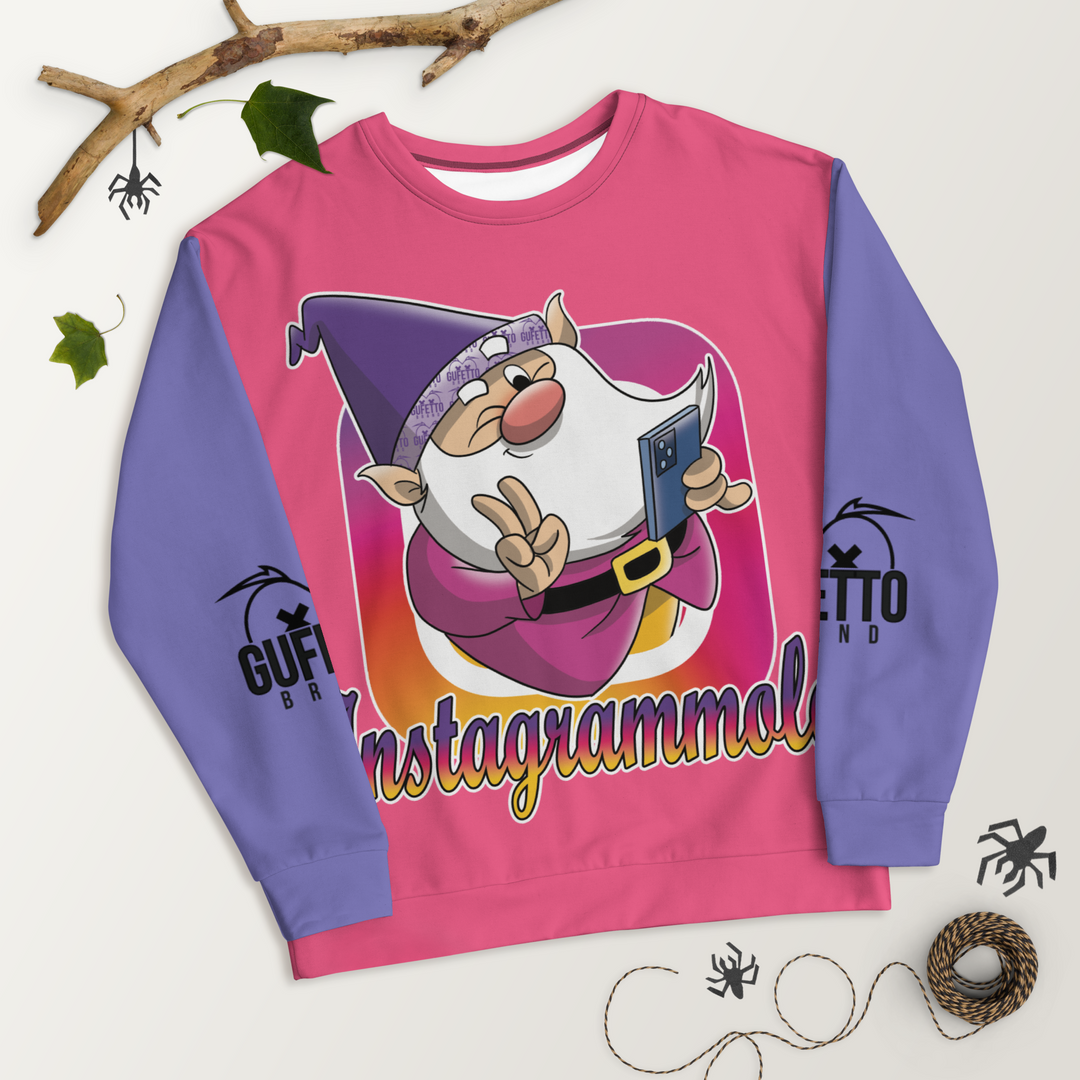 Felpa unisex Uomo/Donna INSTAGRAMMOLO - Gufetto Brand 