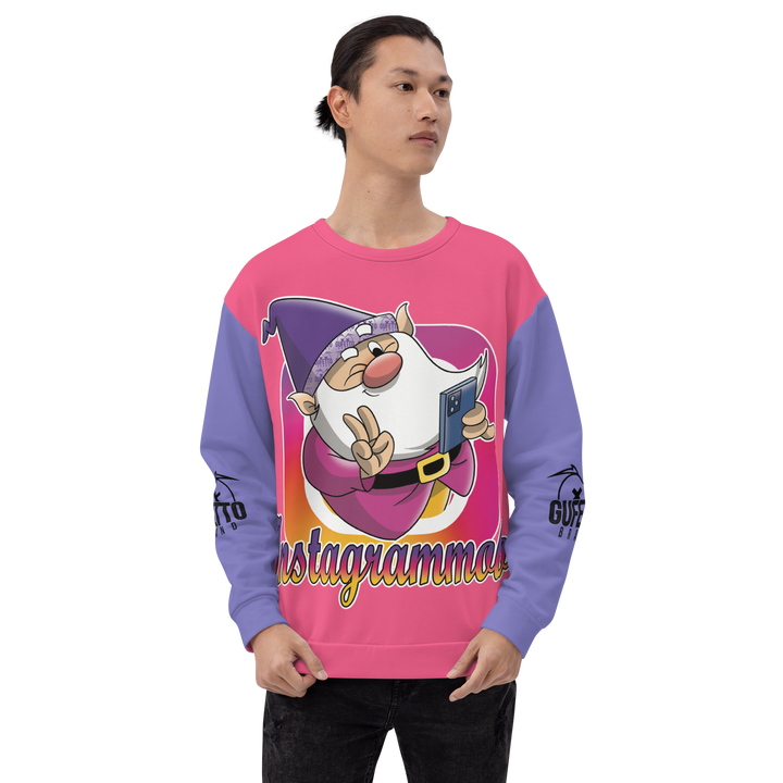 Felpa unisex Uomo/Donna INSTAGRAMMOLO - Gufetto Brand 