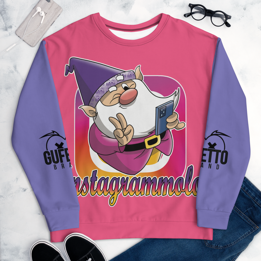 Felpa unisex Uomo/Donna INSTAGRAMMOLO - Gufetto Brand 