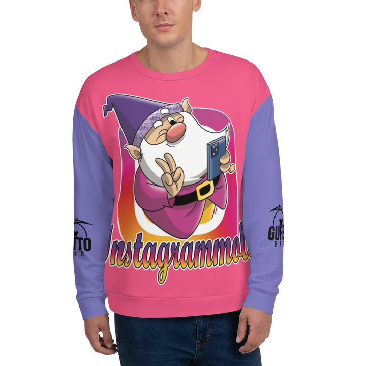 Felpa unisex Uomo/Donna INSTAGRAMMOLO - Gufetto Brand 