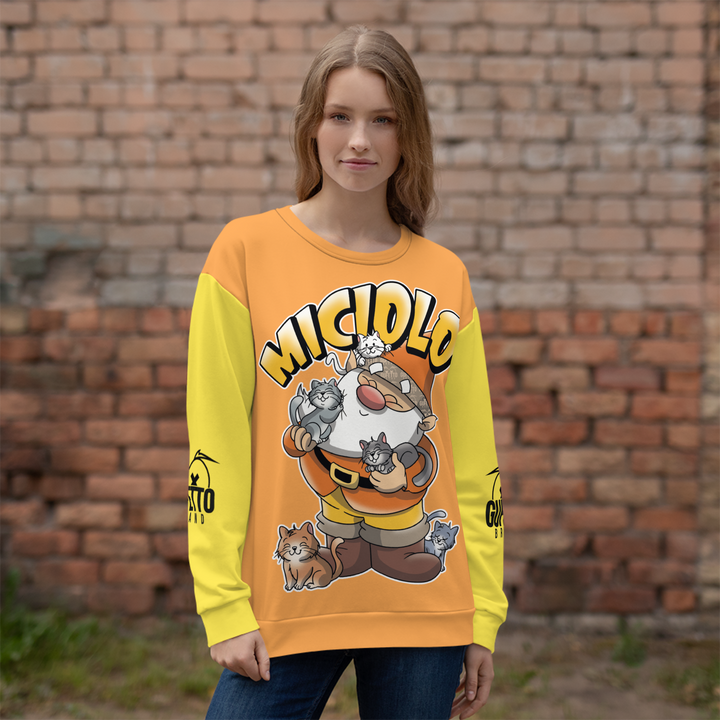 Felpa unisex Uomo/Donna MICIOLO - Gufetto Brand 