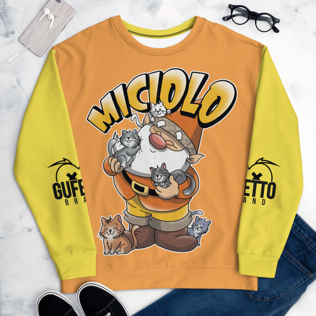 Felpa unisex Uomo/Donna MICIOLO - Gufetto Brand 