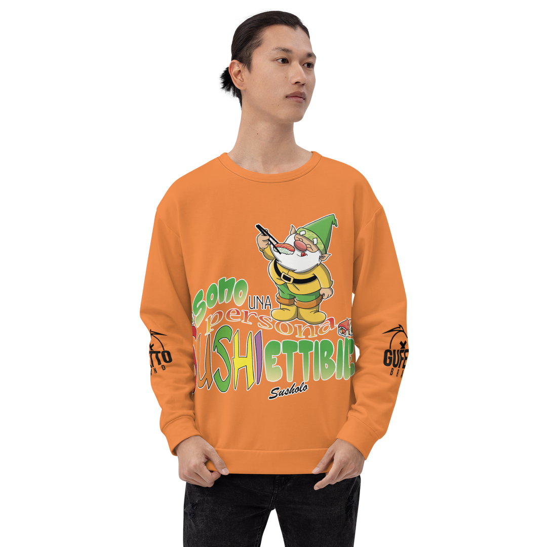 Felpa unisex Uomo/Donna SUSHIETTIBILE - Gufetto Brand 