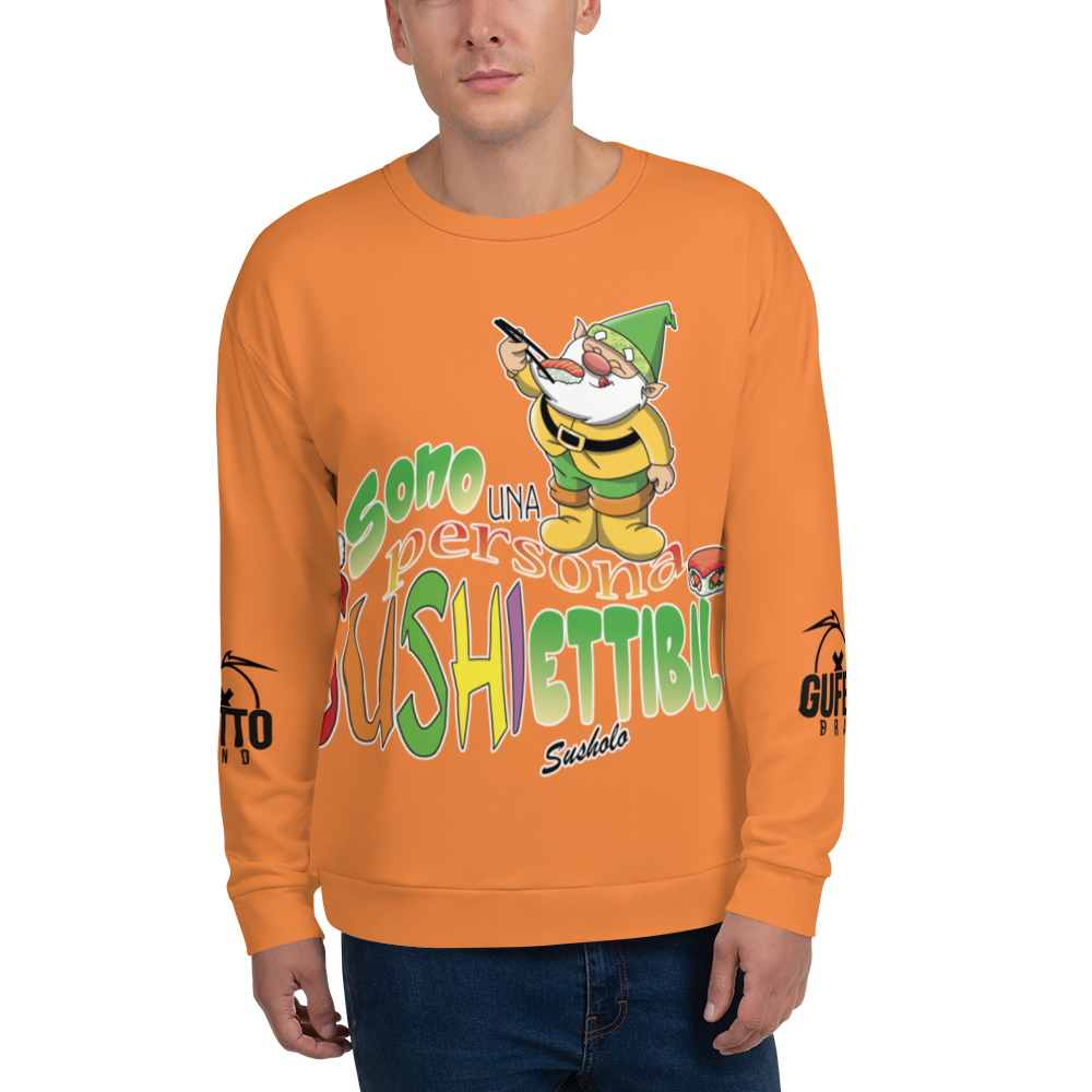 Felpa unisex Uomo/Donna SUSHIETTIBILE - Gufetto Brand 
