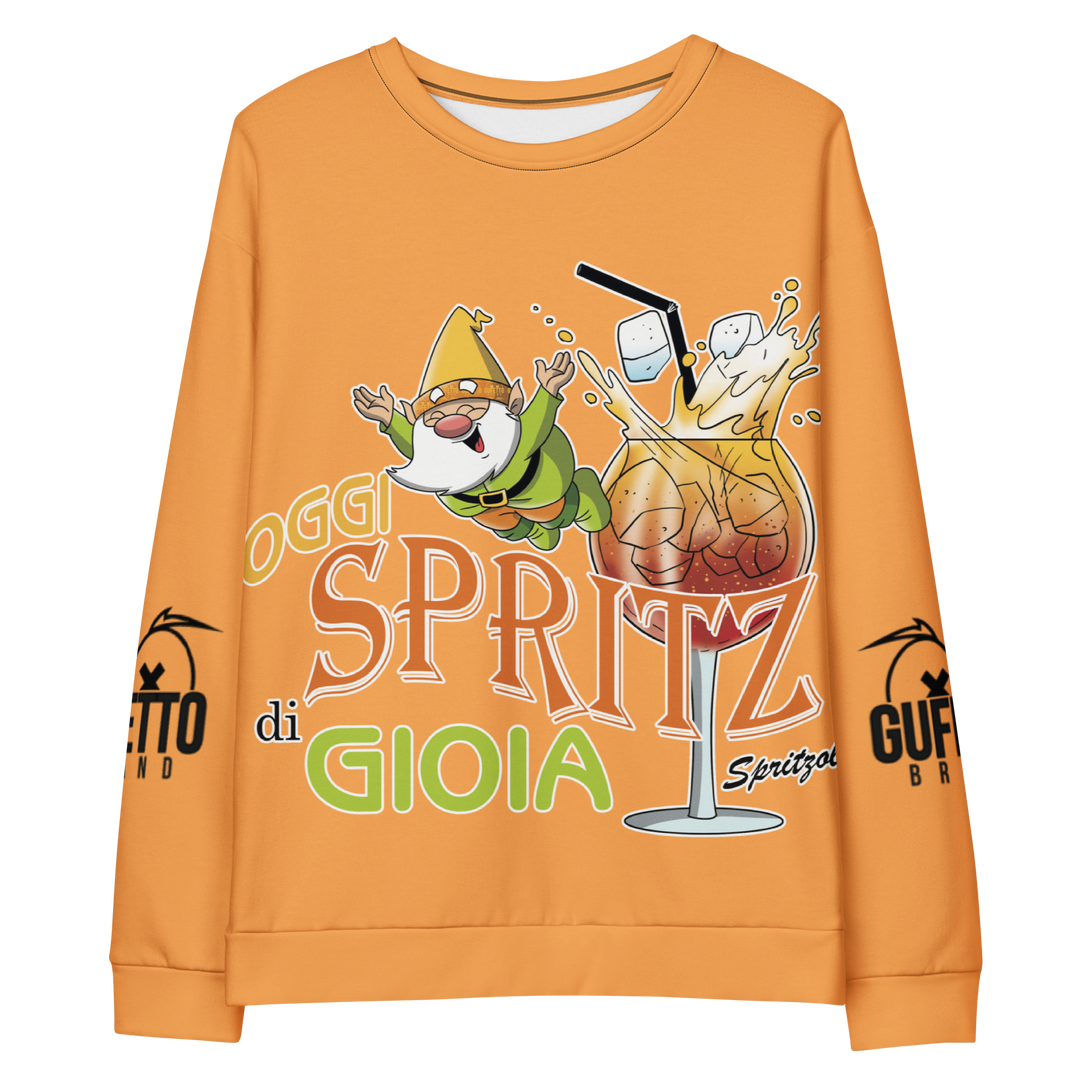 Felpa unisex Uomo/Donna SPRITZ DI GIOIA - Gufetto Brand 