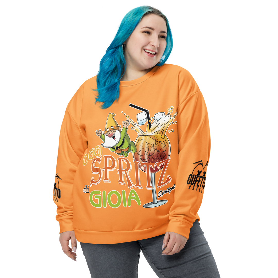 Felpa unisex Uomo/Donna SPRITZ DI GIOIA - Gufetto Brand 