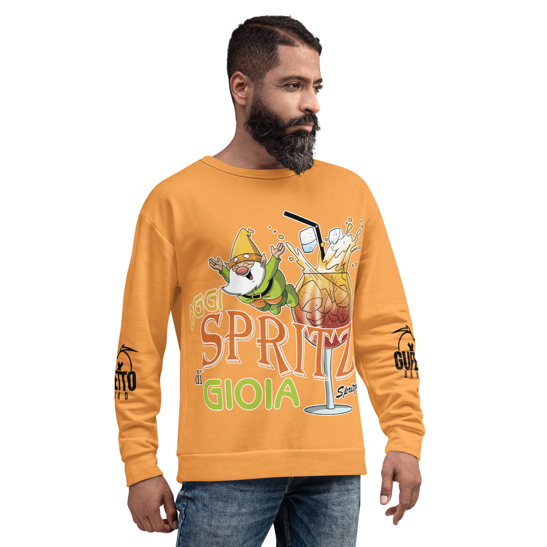 Felpa unisex Uomo/Donna SPRITZ DI GIOIA - Gufetto Brand 