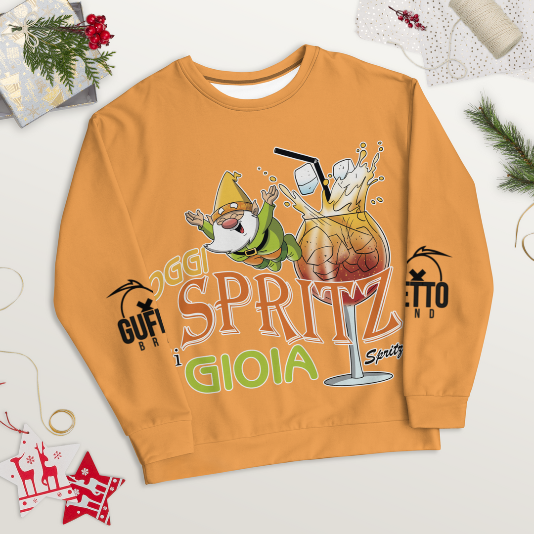 Felpa unisex Uomo/Donna SPRITZ DI GIOIA - Gufetto Brand 