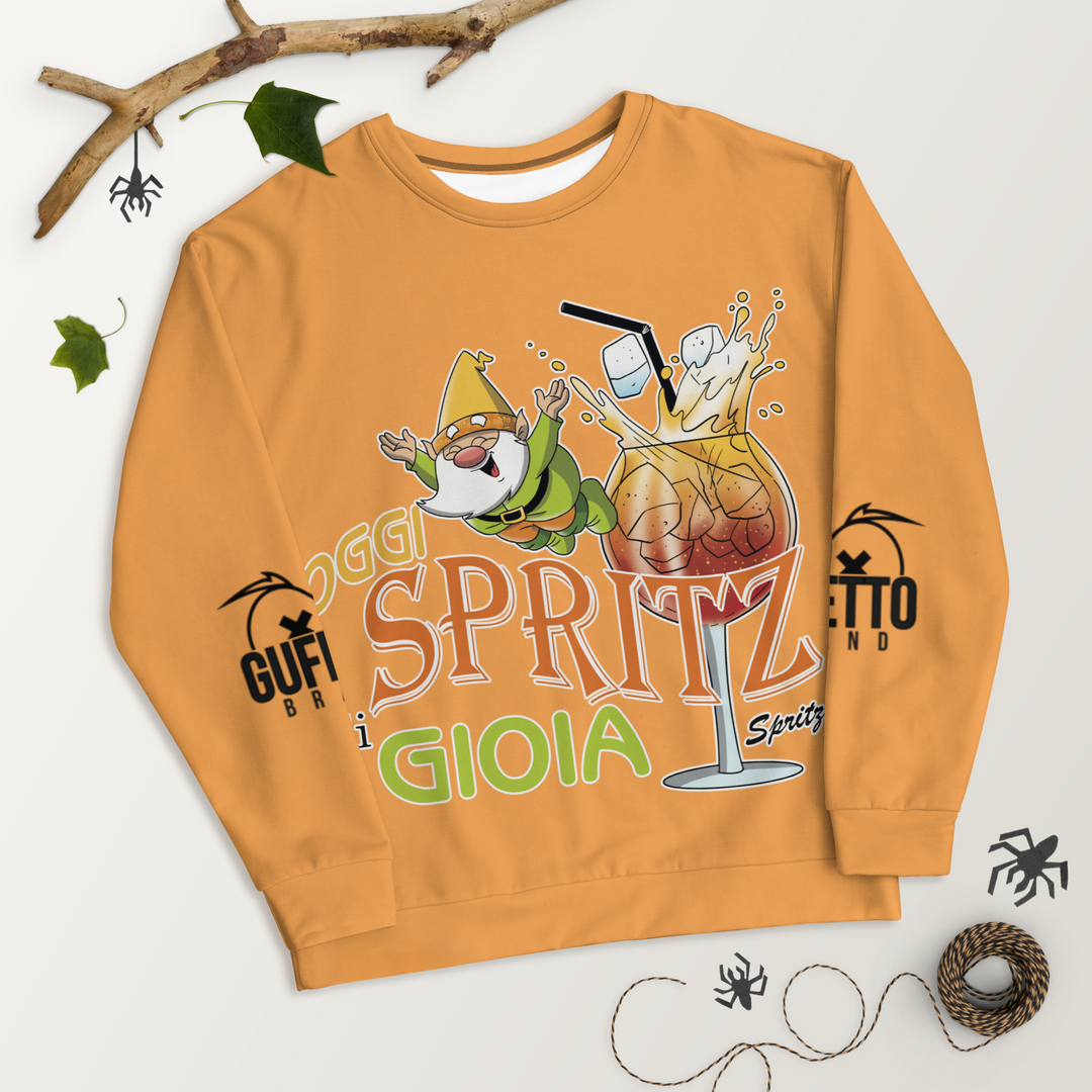 Felpa unisex Uomo/Donna SPRITZ DI GIOIA - Gufetto Brand 