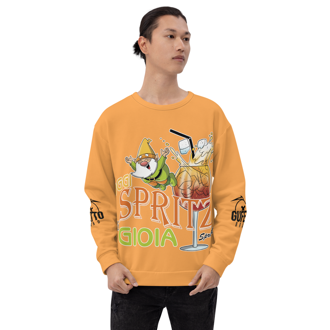 Felpa unisex Uomo/Donna SPRITZ DI GIOIA - Gufetto Brand 